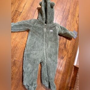 Cozy Green Kids One Piece